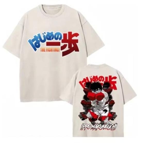 T-shirt Takamura Ippo Skull Skeleton Cartoon Anime MMA Boxing Muay Thai Kickboxing Print 3D Training Workout Sport Unisex Short Sleeve Fitness Gym