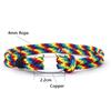 New Marine String Bracelet For Men Handmade Weaven Wrap Braslet Leisure Pulseira Nautical Thread Braclet Gifts For Boyfriend