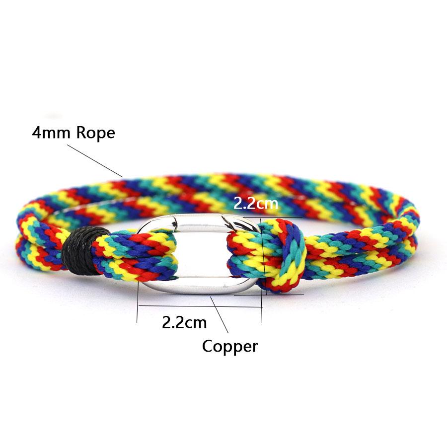 New Marine String Bracelet For Men Handmade Weaven Wrap Braslet Leisure Pulseira Nautical Thread Braclet Gifts For Boyfriend