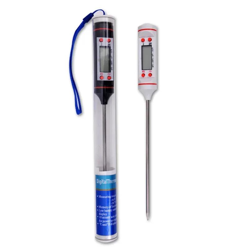 Digital Meat Thermometer Cooking Food Kitchen BBQ Probe Water Milk Oil Liquid Oven Digital Temperaure Sensor Meter TP101