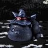Artistic Magics Cats Resins Sculpture Halloweens Home Accent Easy Cleans Shelf Decoration Holiday Gift Item