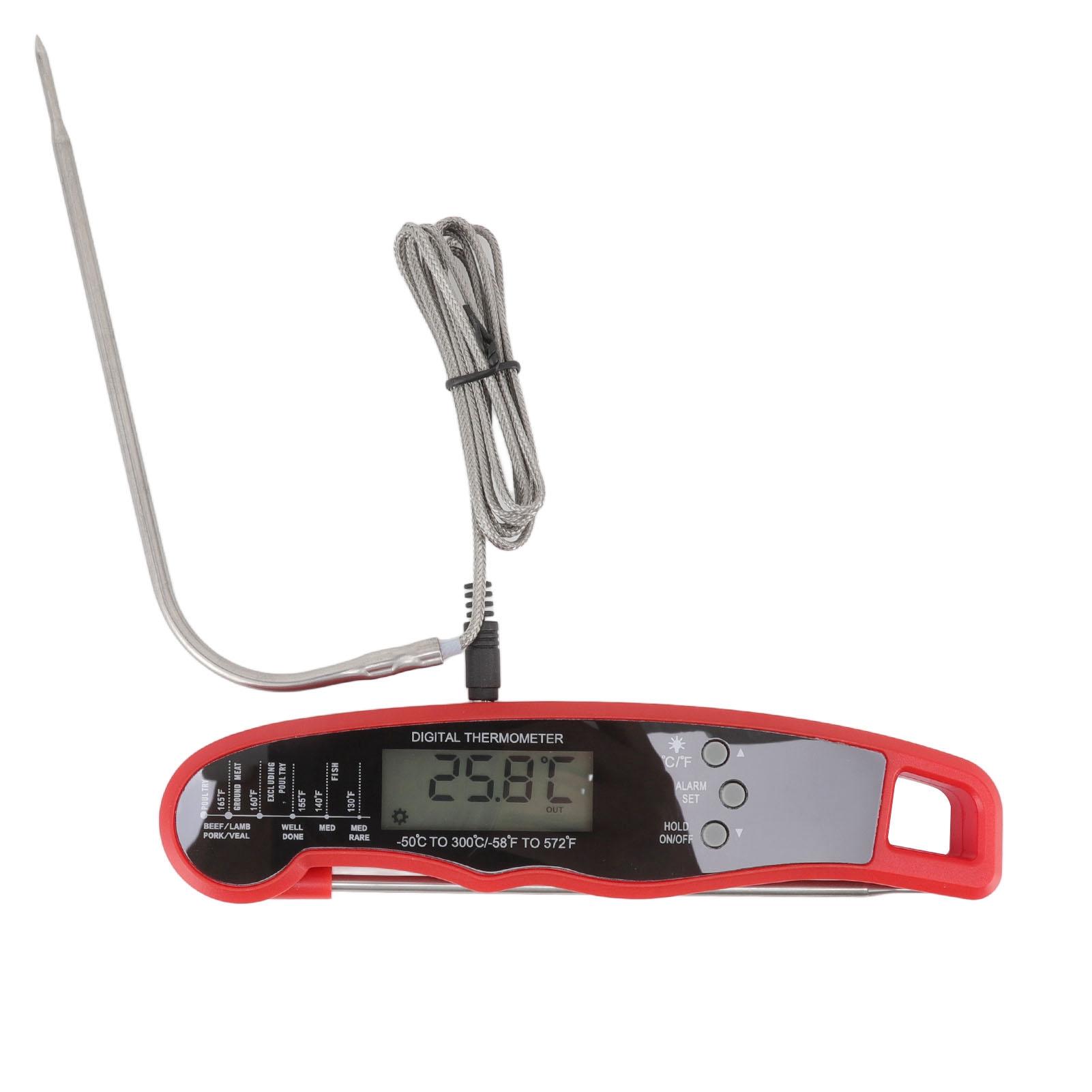 Многофункциональный водонепроницаемый термометр для мяса с несколькими иглами, мгновенного считывания, для кухни, для гриля на открытом воздухе