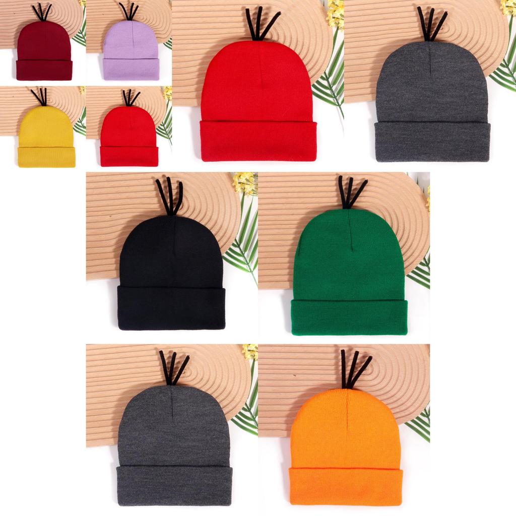 Minions Knitted Hat With Warmth For Halloween Cosplay And Casual Winter Wear