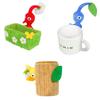 Pikmin Plush Toys: Red Pikmin Trinket Box (Grass) + Blue Pikmin Trinket Box (Mug) + Yellow Pikmin Trinket Box (Wood) X 3-piece Set