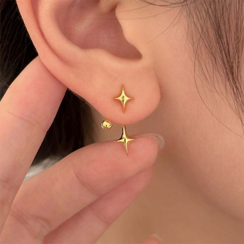 Fashion Metal Arrow Stud Earrings For Women 2026 New Gold Color Irregular Geometric Earrings Party Wedding Jewelry Gift