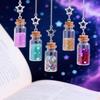 10 Pcs Small Glass Bottles with Cork Stoppers, 1.5ml Mini Glass Jars with Lids, Empty Tiny Glass Containers for Spell Jars, ing Bottles, Message