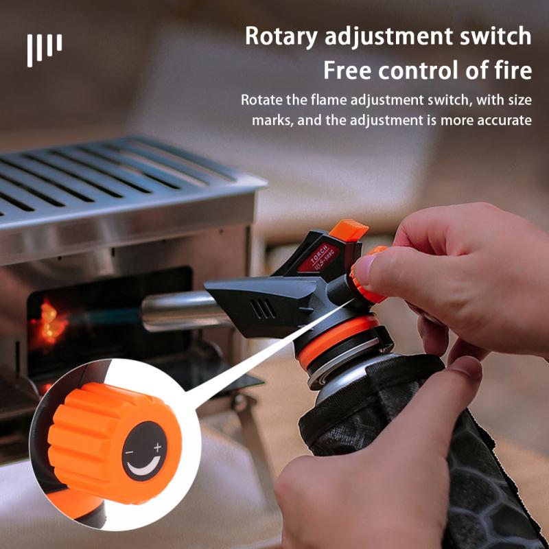 Outdoor Bbq Ignition Spray Gun Stainless Steel Leak Proof Fully Automatic Electronic Lighter Picnic