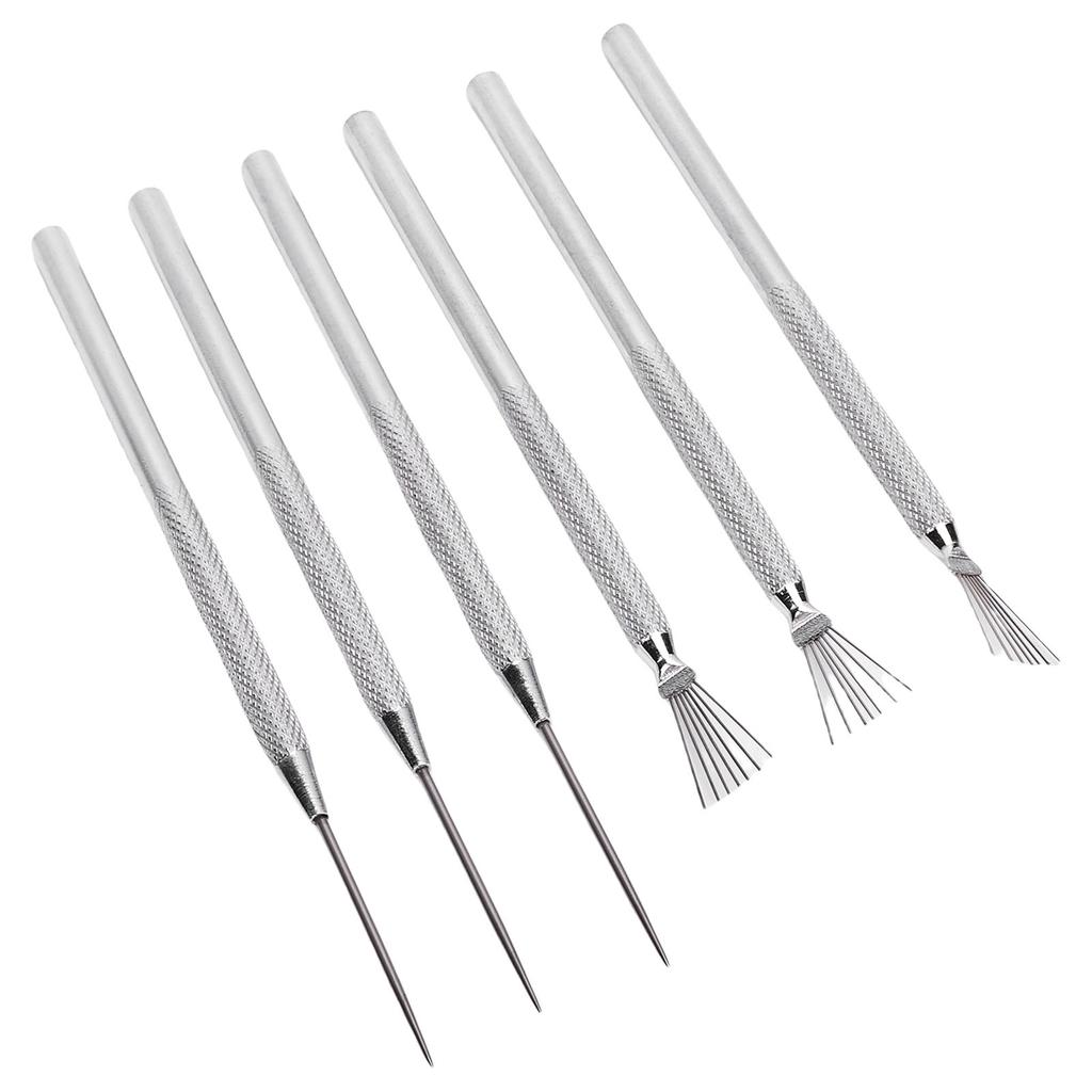 Clay Needle Tools Ergonomic Handle Stainless Steel Clay Pottery Sculpting Texturing Modeling Tools