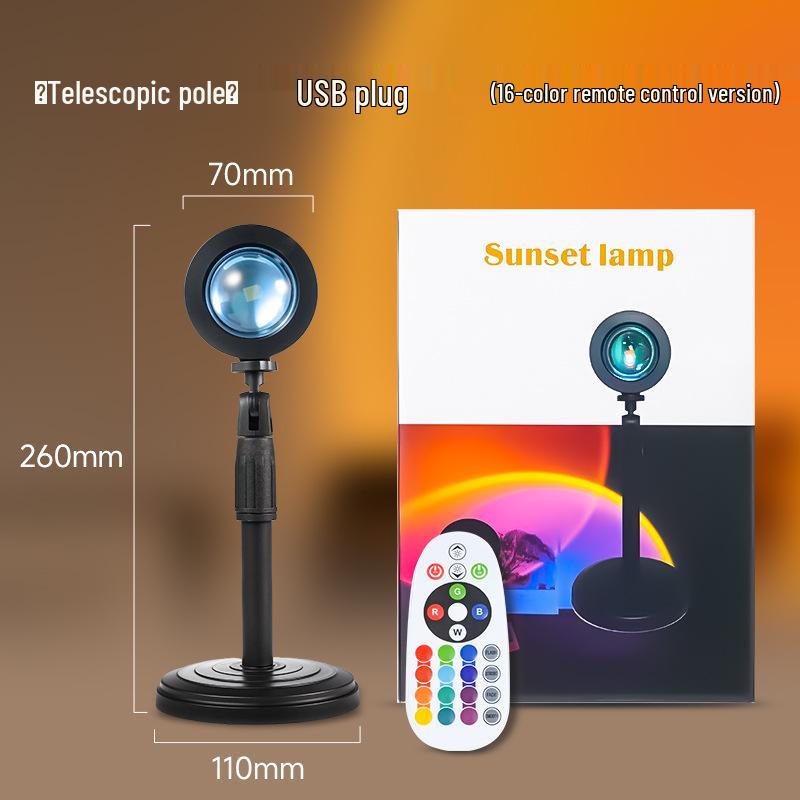 Creative Sunset Projection LED Night Light for Atmosphere & Photography