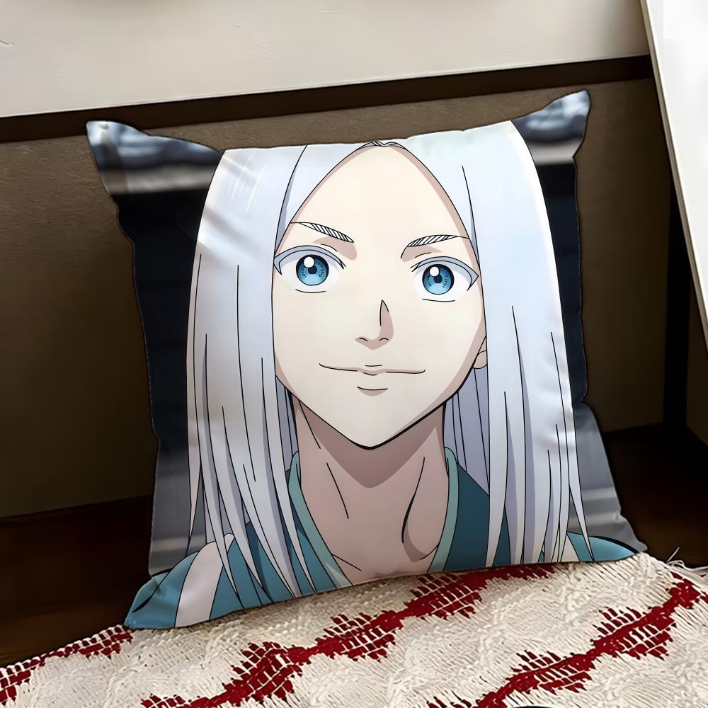 The Blue Wolves of animeMibu Cushion Cover Reversible Soft Durable Pillow Cover Home Car MultiScene Use for Daily Comfort