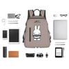 Asamike RucksackTagesrucksack, Stilvoll, Niedliches Miffy Design, Lässig, Großes Fassungsvermögen, Beliebt, Multifunktional, Perfektes Geschenk für College und High School