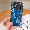 Starry Sky Blue Whale Phone Case For iPhone Air 16e 17 16 15 14 17 Pro Max 13 12 Pro 11 Shockproof Hard PC Soft Edge TPU Matte Cover