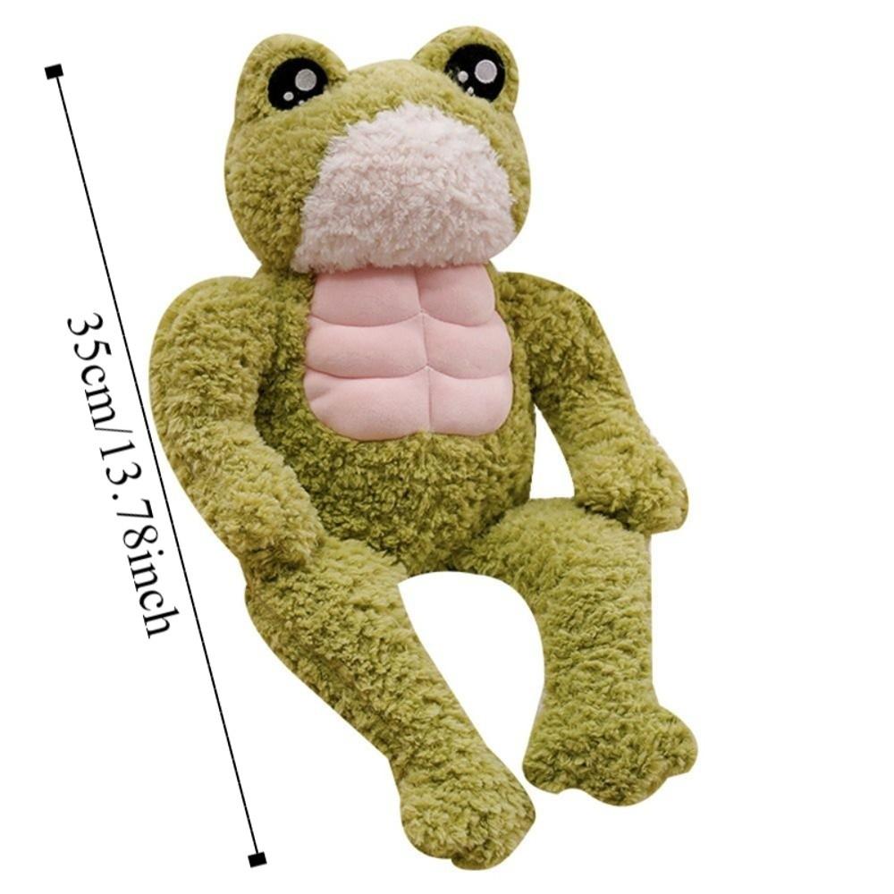 Plushies Muscular Duck Stuffed Animal Fluffy Soft Muscle Frog Doll  Home Decor