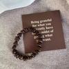 Fresh Coffee Bean Mind-Clearing Bracelet: Exquisite Unisex Beaded Jewelry & Unique Couple Gift