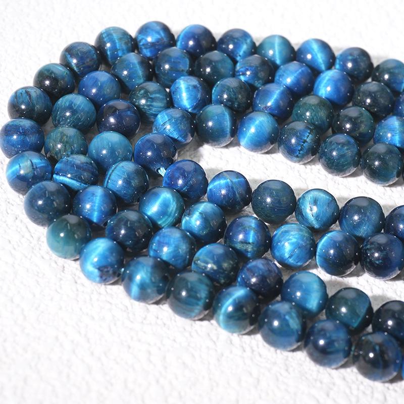 

«Круглые бусины из цветного камня тигровый глаз класса А для самодельных украшений — плетеных браслетов и ожерелий» 10MM Round Beads (37 beads)