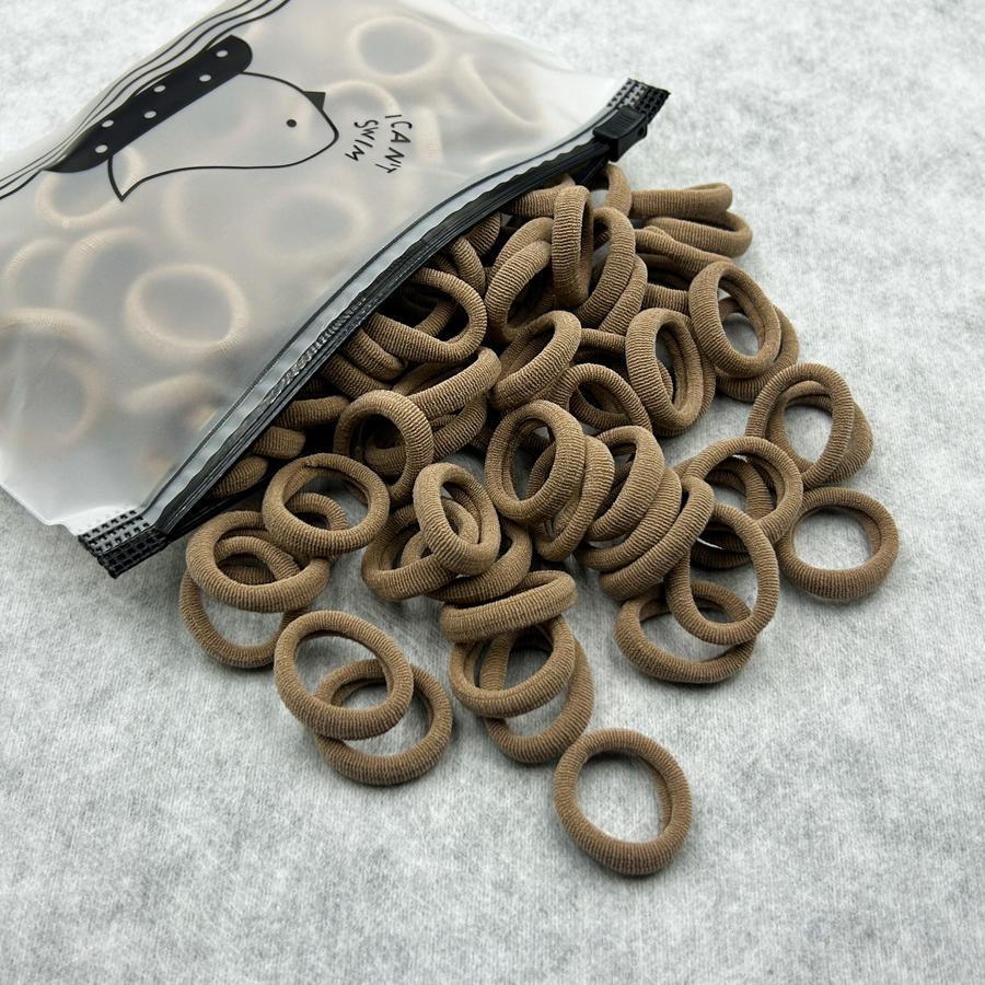 

50/100 шт. Эластичные резинки для волос Аксессуары для волос для девочек Мини-разноцветная нейлоновая повязка на голову Детский держатель для хвостика Скранчи Украшения Подарок 50PCS