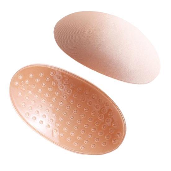 1/2 páry 3D samolepicích silikonových ramenních vycpávek s push-up efektem