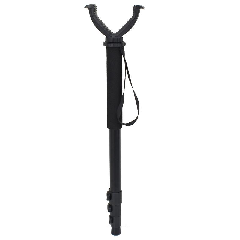 Aluminum Alloy Telescopic Tactical Tripod with V-Head for Outdoor Shooting