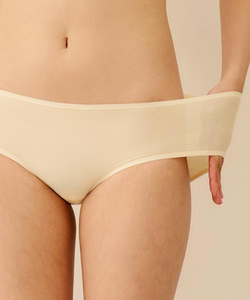 Maleunpaibeu Sheer Panties Breathable Modal Seamless_4Colors