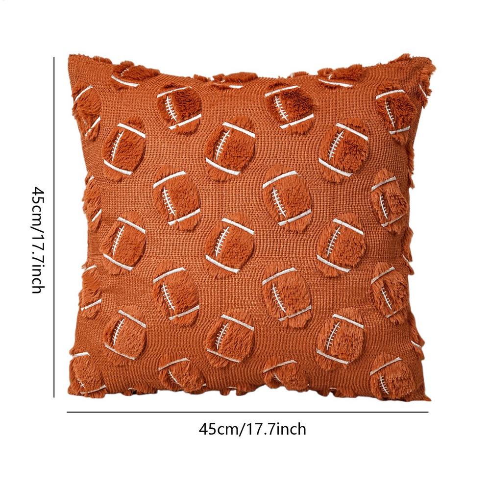 1717 Inches Football Pillow Cover Sports Theme Cushion Case For Sofa Decor Living Room Bedroom Party Festival Home Accent 2580₽