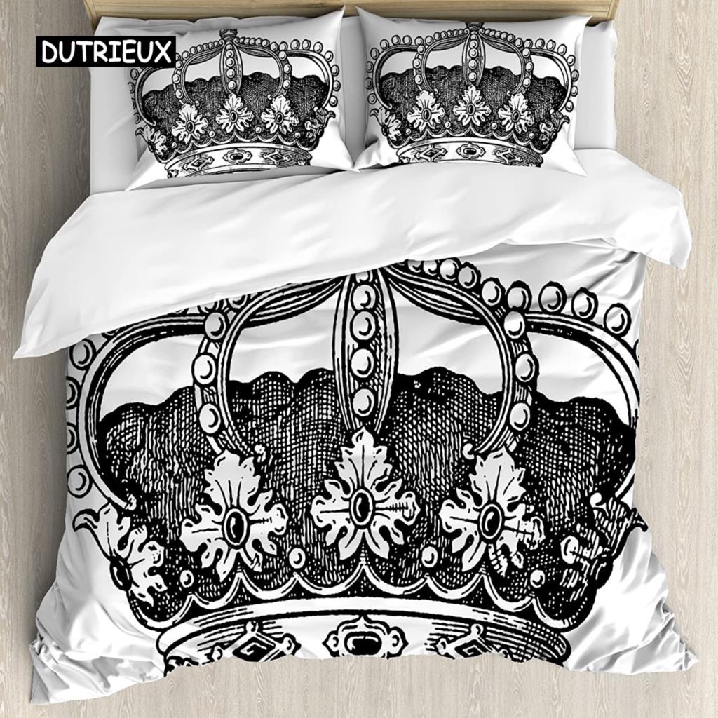 Sugar Skull Duvet Cover Set,Sugar Killer Calaveras Framework Day of The Dead Vintage Gothic Design Print,Skull Bedding Set