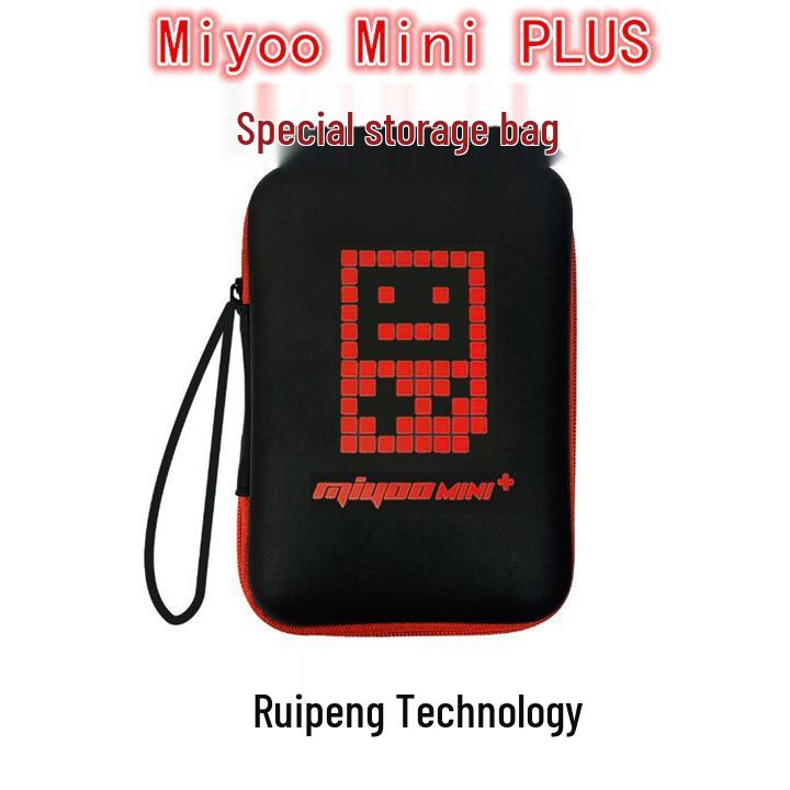 

Miyoo Mini Plus+ Protective Zipper Case for Handheld Console miyoo mini plus storage bag чёрный