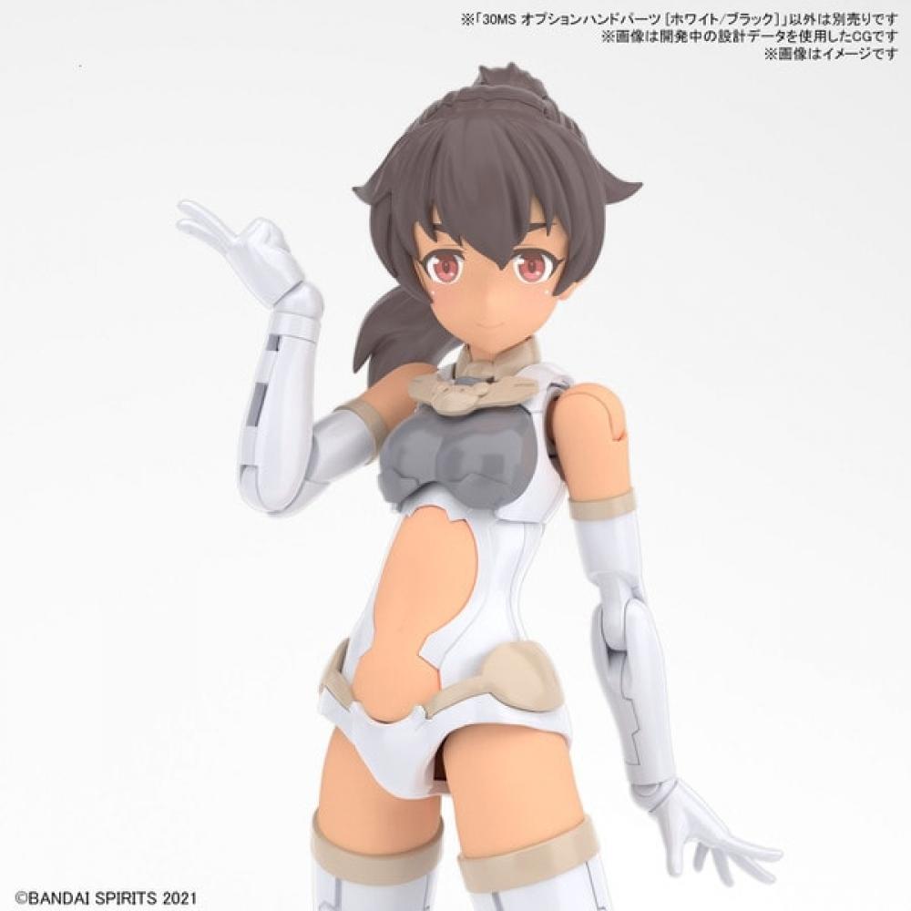 Bandai Spirits 30 MInutes Sisters Option Hand Parts  Wh Bk  [plastic Model Parts Remanufactured In 2024 6]