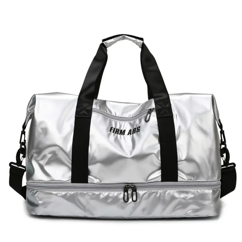Travel Luggage Bag Gym Bags Waterproof Nylon Sports Handbags Women Yoga Swimming Dry Wet