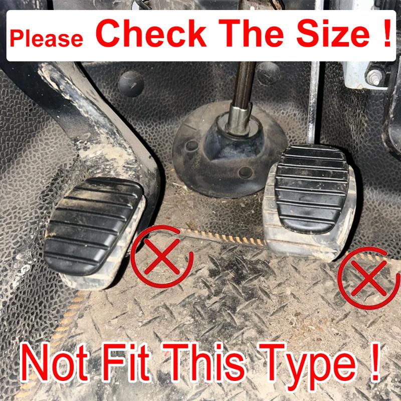 Rubber Brake Clutch Foot Pedal Pad Cover For Nissan Primastar NV300 Vivaro Mitsubishi Express Renault Trafic 2002 2003 - 2018