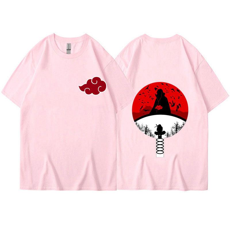 Anime Uchiha Itachi Printed Short-sleeved T-shirt Unisex Casual T-shirt Summer Couple's Top
