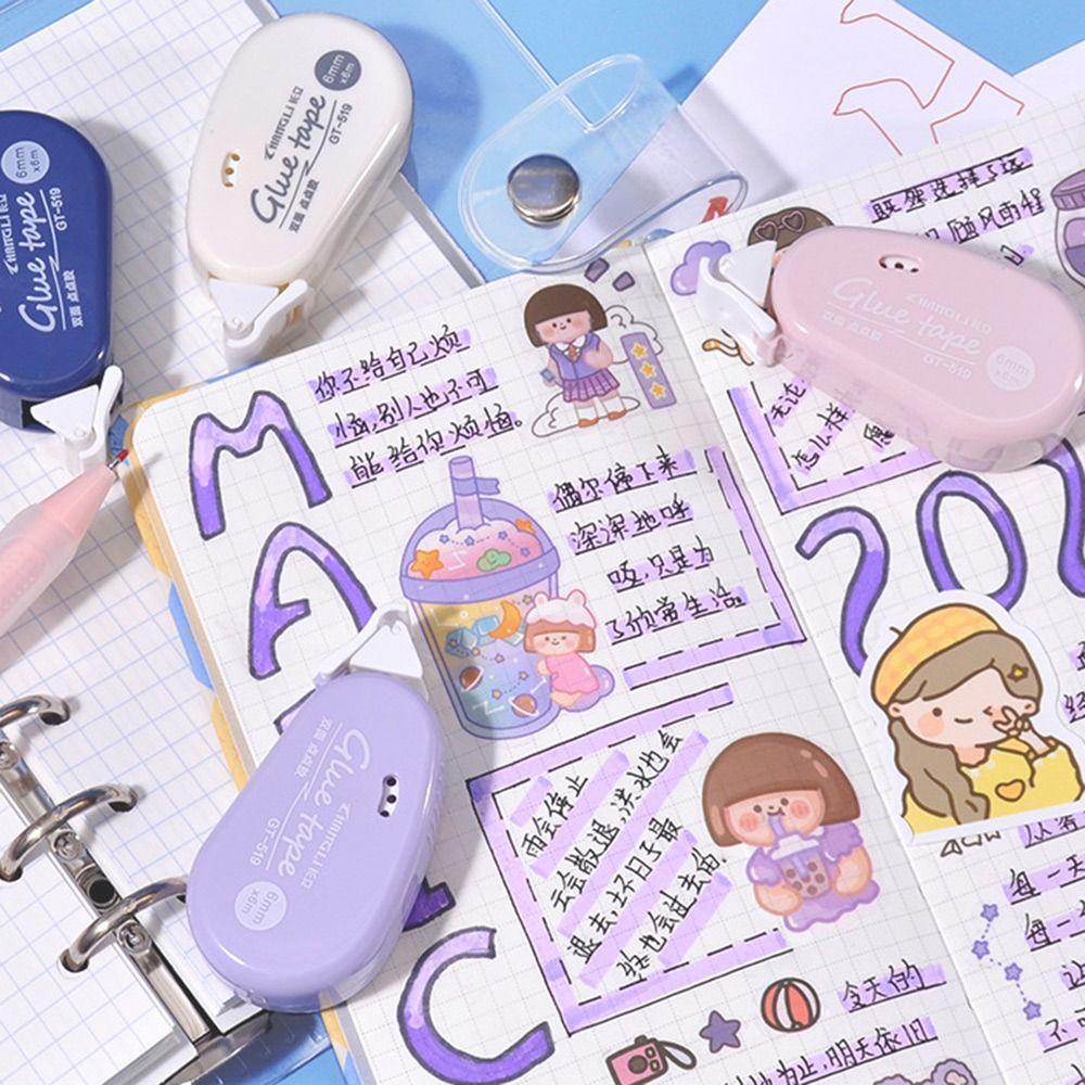Stationery Dot Glue Student Study Exam Roller Glue Tape Correction Tape Dot Glue Tape