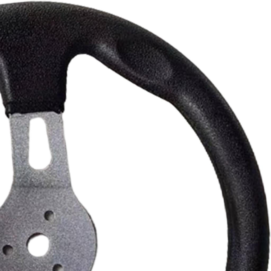 270MM Classic Steering Wheel for Beach Kart Buggy Part Accessories - Black