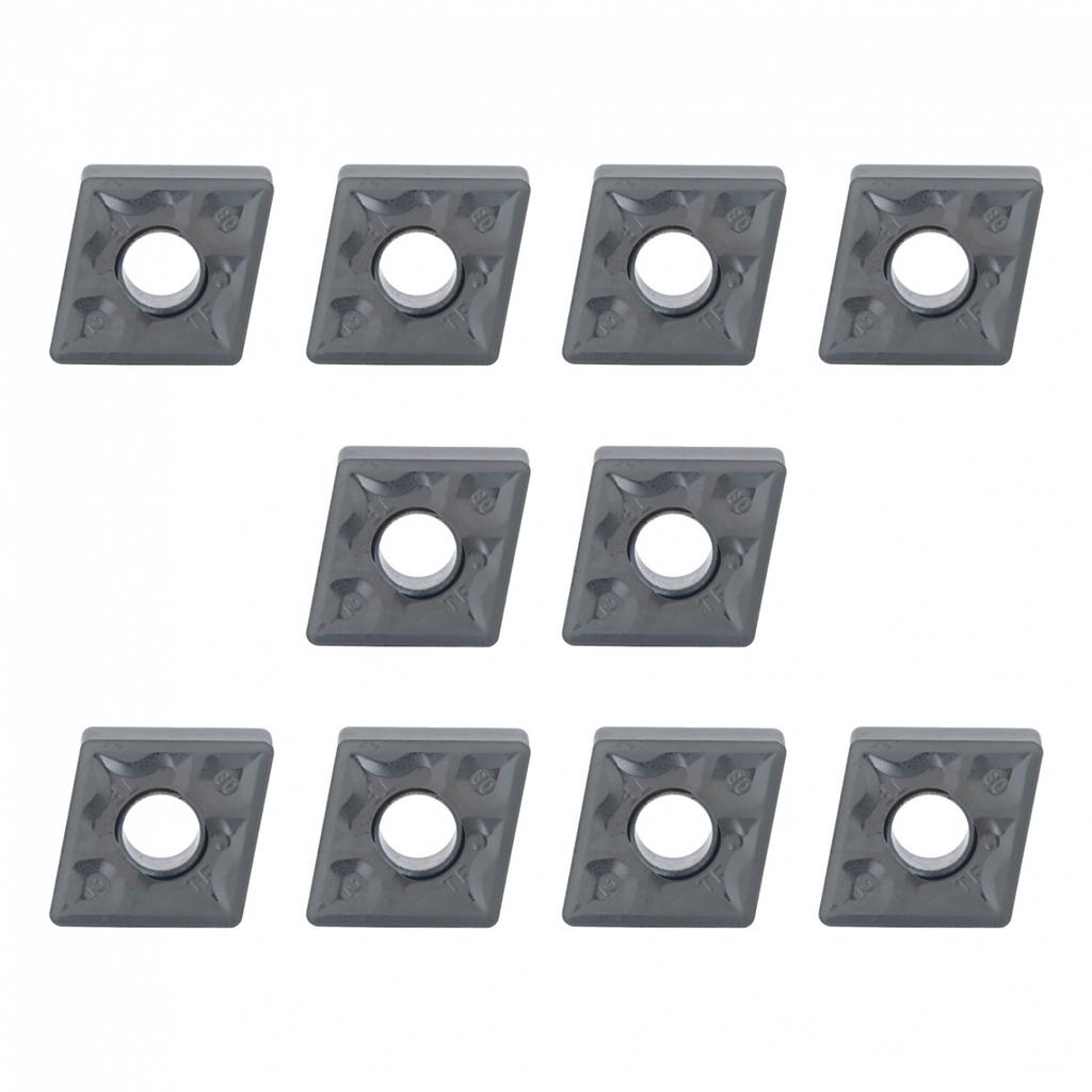 Practical in Various Environments CNMG 120408TF Lathe Turning Inserts Set of 10