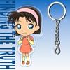 12cm Detective Conan Acrylic Transparent Pendant Car Key Pendant Student Backpack Decoration Fun Cute Cartoon Children's Gift