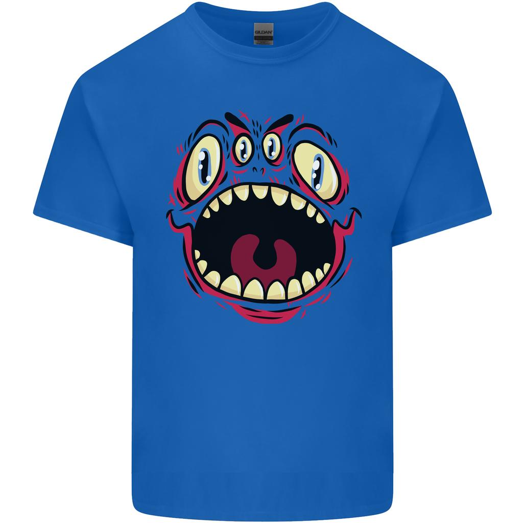 Four Eyed Scary Monster Halloween Unisexs Light Cotton TShirt