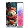 Animal Brown Cute Bear Phone Case For Samsung Galaxy A17 A16 A14 A15 A13 A57 A56 A54 A55 A53 A37 A36 A34 A35 A33 A26 A24 A25 A23