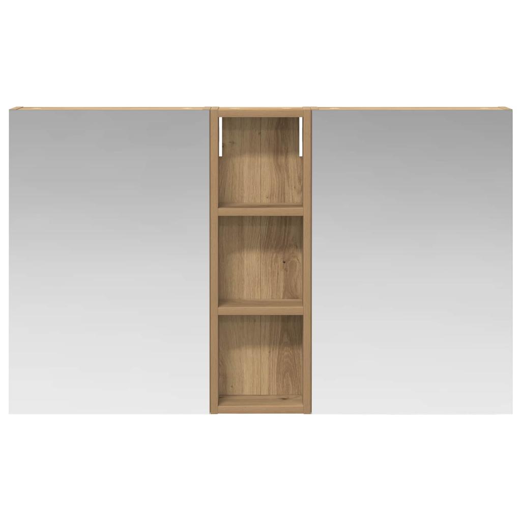 Bathroom Cabinet Set 3 Pcs 100 X 10.5 X 60.5 Cm Engineered Wood