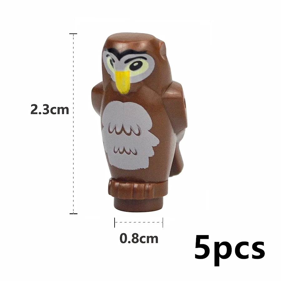 MOC Blocuri de Construcție Animale Particule Mici Scenă Tigru Oaie Rață Cal Balene Model Educațional Zoo Asamblat Cadou DIY Cărămizi Jucărie