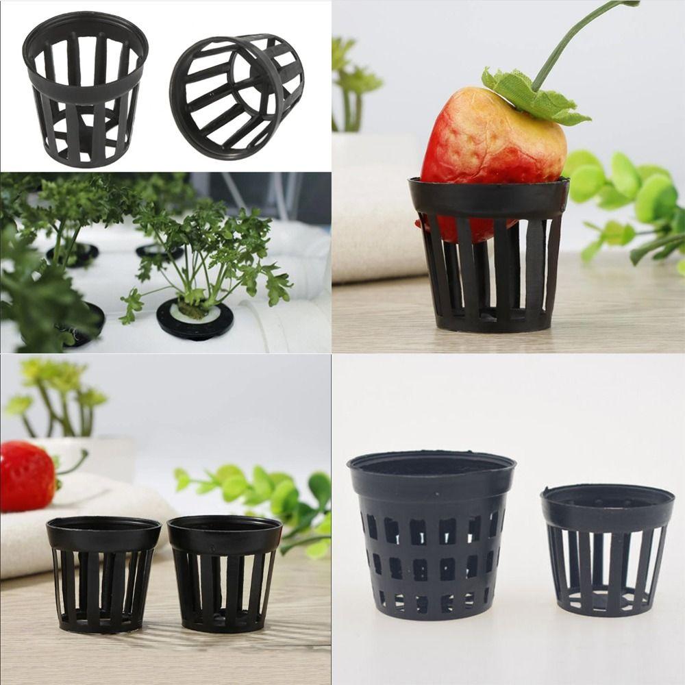 

40Pcs Aquatic Decoration Grass Cultivate Pot Aquarium Fish Tank Aquatic Pots Basket Aquarium Water Small чорний