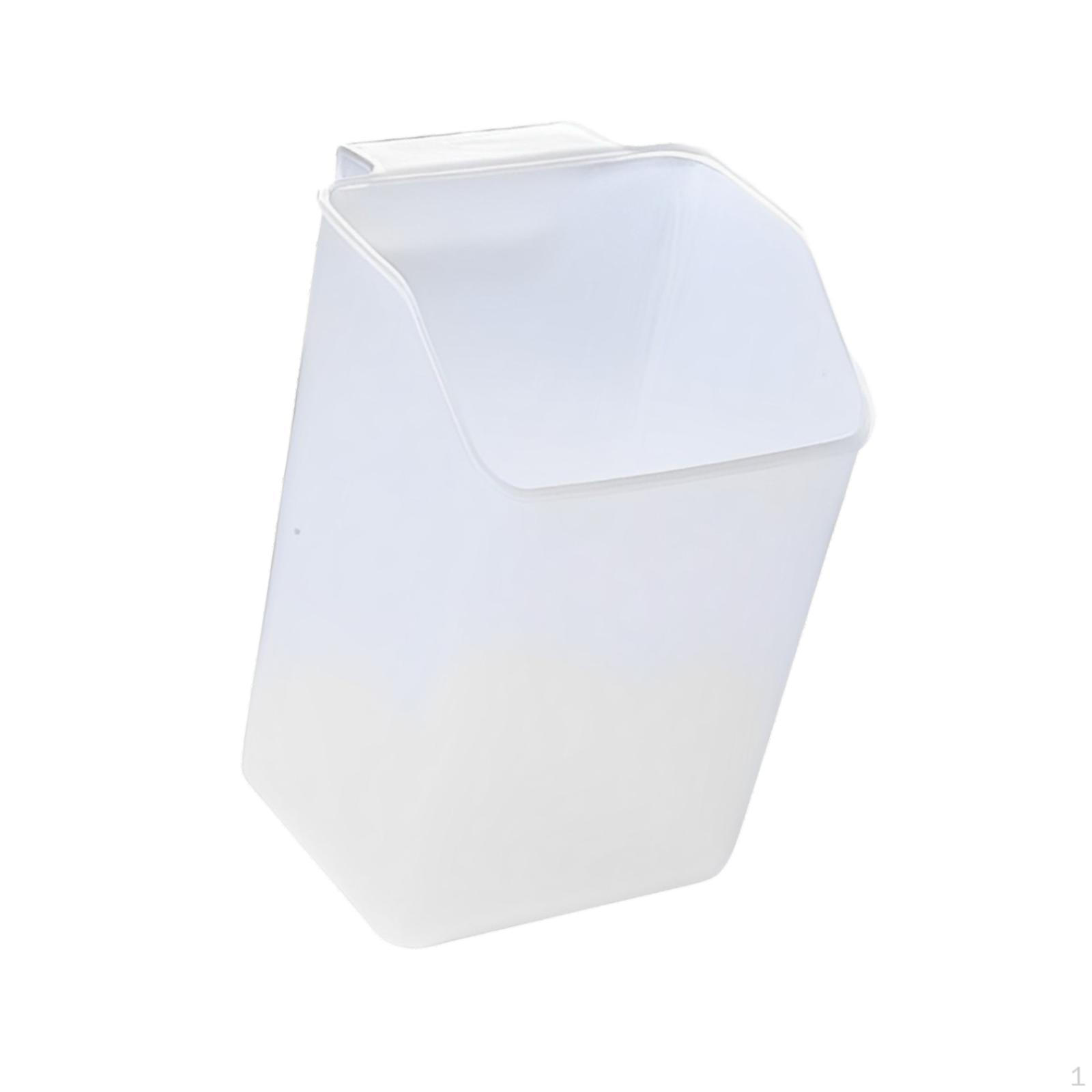 

Cabinet Door Organizer, Over The Storage, Space Saving, Hanging Organizer Box No for Frosted white