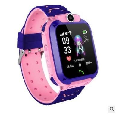 Waterproof Kids Smartwatch Phone with GPS Location Tracker Two Way Calling Touch Screen Watch for Children Student Outdoor Activities One Size розовый