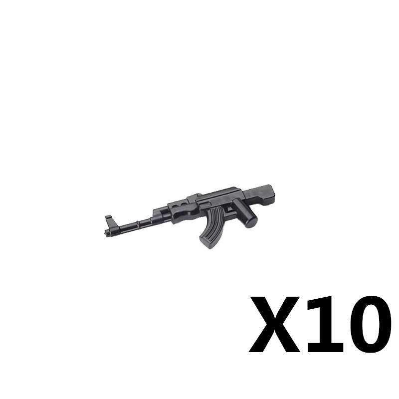 Vojáci Figurky Zbraně Stavebnice Pistole Poposha MP40 Puška AK74 Raketomet Kulka Plamenomet Hračky Dárek T051