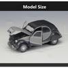 Welly 1/24 Citroen 2CV 6 Charleston Alloy Classic Vintage Car Model Diecast Metal Toy Classic Car Model Collection Gift