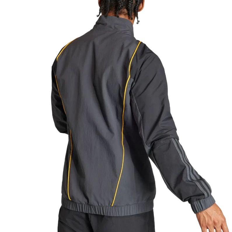 Adidas Real Madrid 23/24 Season Slim Fit Zip Collar Long Sleeve Jacket Men Jackets IB0044