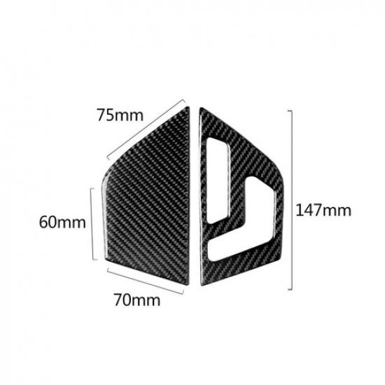 Carbon Fiber Inner Door Panel Cover Trim For Mercedes-Benz C-class W204 Type A
