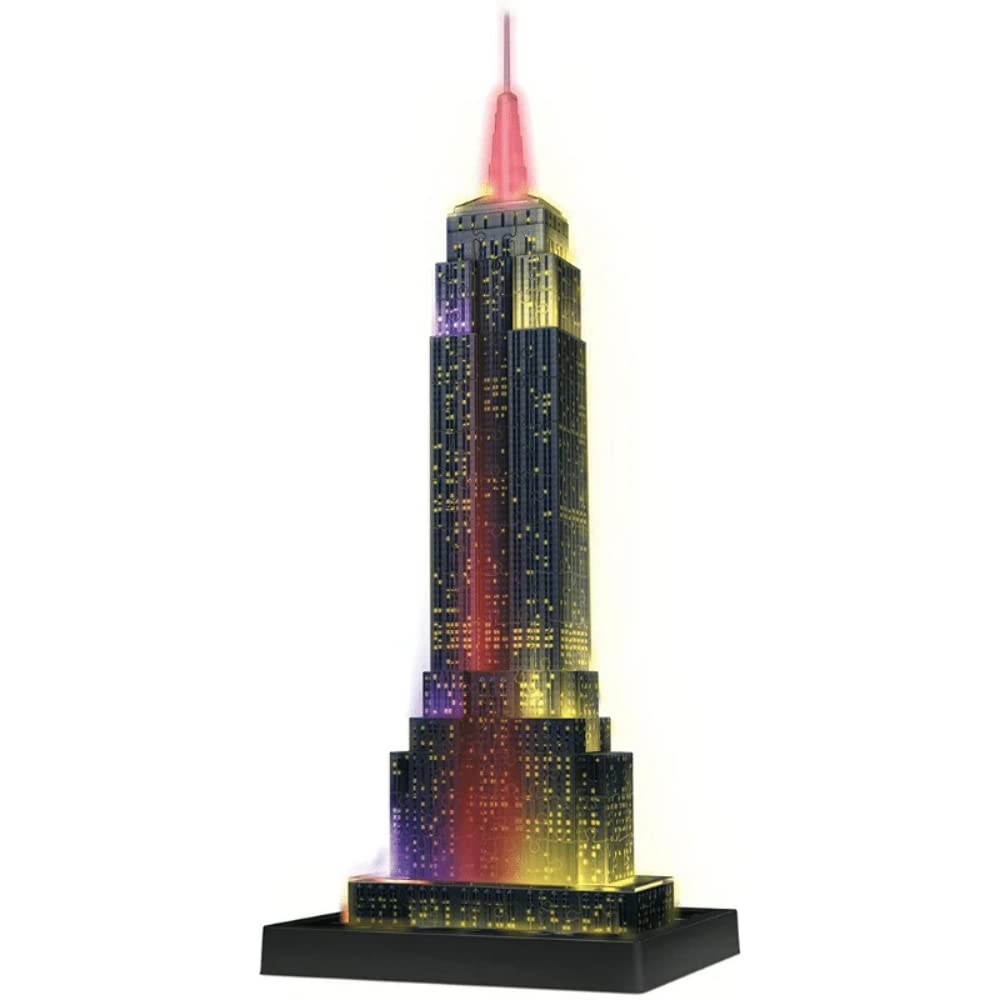 

Ravensburger 3D Puzzle Empire State Building Night Edition 216 Piece 12566 1 3D Puzzle