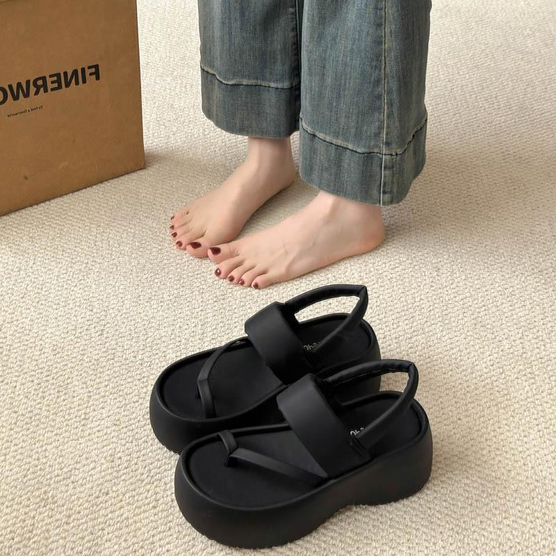 Fashion Summer Platform Flats Women Sandals Fashion Clip Toe Ladies Casual Dress Street Style Gladiator Sandalias