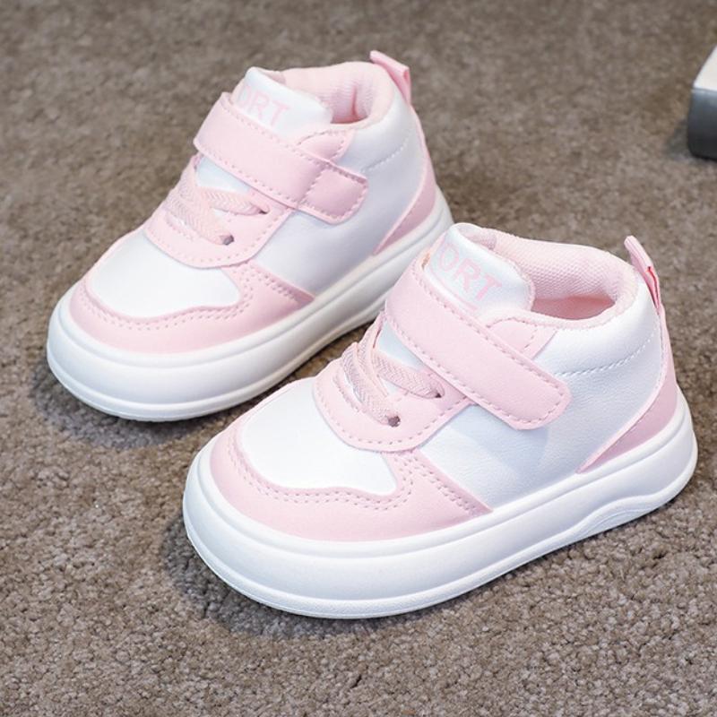 Fashion Girls' Shoes Spring New Kids Ankle Boots Soft Sole Wear-resistant Boys' Sports Shoes Simple Anti Slip Girls Casual Shoe