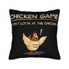 Chicken Game Dont Look At The Chicken Pillow Covers Merch Printed Cushion Cover Decorative  Pillow Case Cover Home MultiSize