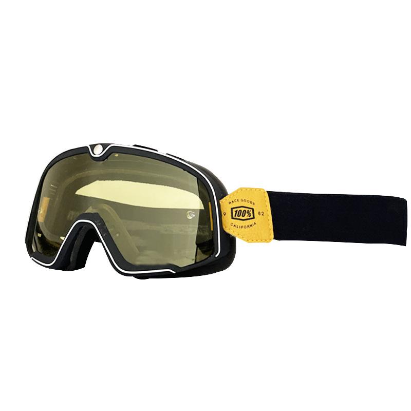 Brille Motorradbrille Vintage Lokomotive Harley Helmbrille Outdoor Sport Windschutz